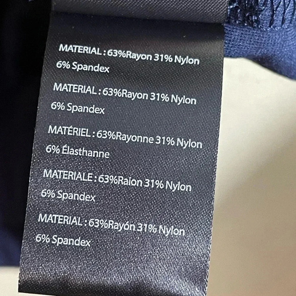 Wantdo L Workout Ruched Tunic Yoga Top Casual T Shirt Blue Antibacterial NEW - Picture 6 of 12